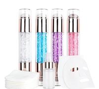 New Style Nail Art Silicone Stamp Set, Dual-Ended & Single French Manicure Stamping Tools with Lids, Full DIY Nail Printing Kit for Home & Salon Nail Enthusiasts