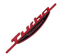 New Styling 3D Metal Turbo Edition Letter Logo Emblem Badge Car Sticker Auto Rear Back Trunk Side Decals Accessories(H)