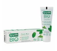 NEW Sunstar GUM ORGANIC Toothpaste 75ml Aloe Vera Fluoride Vegan Natural Care