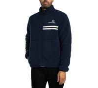 Sergio Tacchini Men's New Supermac Borg Fleece Jacket, Maritime Blue/White, XL