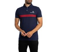 New Supermac Polo Shirt Maritime Blue/Adrenaline Rush L