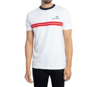 Sergio Tacchini New Supermac T-shirt White/Maritime Blue/Adrenaline Ru
