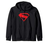 New Superman Movie Design Superman Silhouette Zip Hoodie