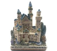 New Swan Stone Castle Germany Fridge Magnet 3D Resin Handmade Craft Tourist Travel City Souvenir Collection Letter Refrigerator Sticker