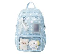 New Sweet and Cute Star-Themed Puff Bag Lightweight Backpack for Junior and Senior High Stude