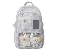 New Sweet and Cute Star-Themed Puff Bag Lightweight Backpack for Junior and Senior High Stude