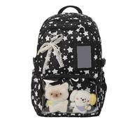 New Sweet and Cute Star-Themed Puff Bag Lightweight Backpack for Junior and Senior High Stude