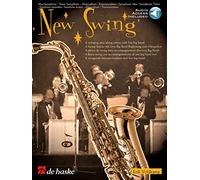 New Swing. 8 swinging play-along pieces with live band! Alto- or Tenor Saxophone