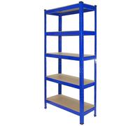 MonsterShop Heavy Duty Shelving Units - Monster Racking T-Rax - 75 cm W x 30 cm D - Blue