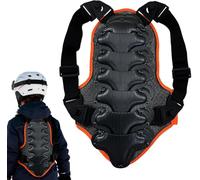 New Tailbone Protector Spine - Back Protective Cushion Hip, Pads Cycling Snowboarding Skateboarding, Horseback Riding Football | Light and easy to wear(Size:S,Color:Black)