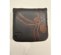 New TaylorMade Spider Tour X Black/Orange Leather Putter Headcover - Mallet Magnet Cover