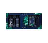 NEW Ted Baker's Bergamot & Vetiver Collection, Energising Hair & Body Wash, Cleansing Bar, Body Spray, Antiperspirant Deodorant, Face Cloth, Morning Routine Set
