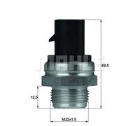 New Temperature Switch, radiator fan for VAUXHALL:VECTRA Estate 7570837