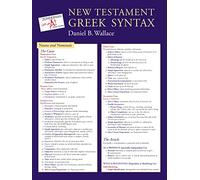 New Testament Greek Syntax Laminated Sheet (Zondervan Get an A! Study Guides)