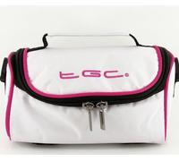 New TGC Cool White & Hot Pink Shoulder Case Bag for Panasonic DMC-FZ62 Camera