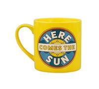 Half Moon Bay | The Beatles | Here Comes The Sun | Yellow Ceramic Coffee Mug | Official Merchandise | Workshop, Garage & Record Desk Companion | Father’s Day 2026 Gift for Dad