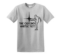 New The Old Grey Whistle Test Men's T-Shirt Pop Retro Rock Metal Band Music Tee(Grey, 3XL)