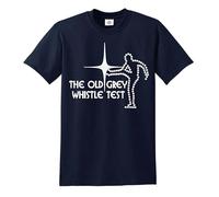 New The Old Grey Whistle Test Men's T-Shirt Pop Retro Rock Metal Band Music Tee(Navy Blue, M)