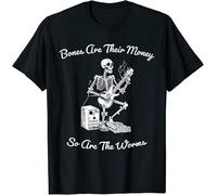 New! Their Bones are Their Money I Think You Should Leave Funny T-Shirt Black XXL
