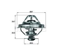 MAHLE TX 38 88D Thermostat