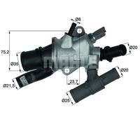 New Thermostat, coolant for FIAT:PUNTO,PALIO Weekend,WEEKEND Weekend 46530844