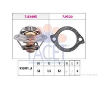 THERMOSTAT COOLANT 7.8331 FOR KIA T8/TED 1.8L B1 1.1L /A5B3B3A5 1.3L 4cyl SEPHIA
