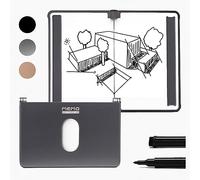 New Things Lab MEMO Whiteboard Wallet - an Innovative Mini Pocket Notebook & Aluminum RFID Blocking Wallet for Men & Women - Dry Erase Notepad w/ 6 Card Slots, Pen & Magnet Closure - Slate Grey