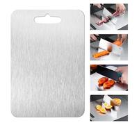 New Titanium Cutting Board - Double-Sided Food-Grade for Kitchen, Cutting Meats, Fruits and Vegetables (12x8) - 1 Pack