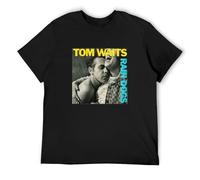 New Tom Waits Rain Dog Music Legend Men T-Shirt Size S-3Xl T Shirts Casual Clothing Cotton Top Tee Size M Black
