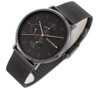 Tommy Hilfiger Women's 40mm Multifunction Quartz Watch - Grey Dial, Stainless Steel Mesh Bracelet, 3 Sub-Dials, 3ATM Water Resistant - 1781945