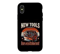 New Tools Investment Toolbox DIY Humor Garage Case for iPhone X/XS