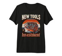 New Tools Investment Toolbox DIY Humor Garage Premium T-Shirt