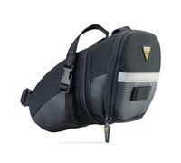 Topeak Aero Wedge Saddle Bag With Straps Large 1.97L Black / Grey