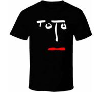 New TOTO Face Symbol Rock Band Shirt Black Tshirt Mens Black