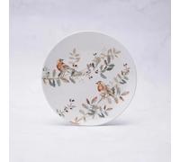 New Traditional Robin Design Porcelain Side Plate - Festive Christmas Tableware, Dishwasher Safe, Seasonal Holiday Dining Décor, Perfect for Christmas Meals and Everyday Use-M45