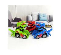 New Transforming Dinosaur LED Car T-Rex With Light Sound Robot Kids Gift Toy