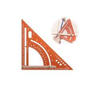 New Triangle Ruler Measurement Tool Aluminium Alloy Carpenter Tools Metric Inch Woodworking Angle Tools Ruler Smart engineering tools, adjustable drafting timber Carpentry tool rafter square,