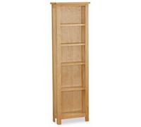 New Trinity Natural Oak Narrow Bookcase