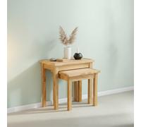 New Trinity Nest of Tables - Set of 2 - Natural Oak