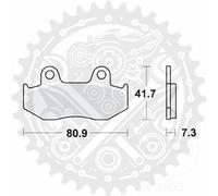 New TRW Brake Pads Fits Honda XR 250 R 1984-1987