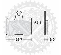 New TRW Brake Pads For Honda CB-X4 1300 DC 1997-1999