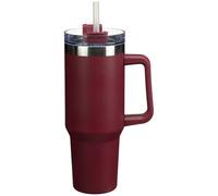 New Tumbler, Stay Refreshed On The Go with A Sleek, Spill-Resistant Lid and Double-Wall Insulation, Designed to Suit Everyday Needs, Keeps Drinks Hot or Cold for Hour - 1.18L - Burgundy