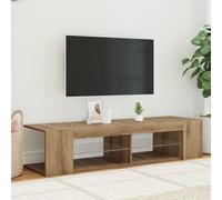 New TV Cabinet with LED Light Entertainment Centre TV Stand Media TV Unit vidaXL