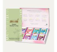 NEW Twinings Mother's Day Superblends Collection Gift Box | Green Tea & Herbal Infusions Selection Box | Wellness Gift | 8 flavours | 40 Recyclable Individually Wrapped Plant-Based Tea Bags