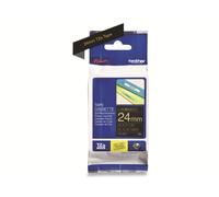 NEW - TZe Standard Adhesive Laminated Labeling Tape, 1w, Gold on Black - TZE354