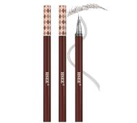 New Ultra-Fine microblading water eyebrow pen, Eyebrow Tattoo Pen, Creates Natural Looking Eyebrows Effortlessly and Stays on All Day, 2 Count, Grey Black
