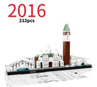 NEW UNBRANDED 21026 MOC Architecture Venice Building Blocks Set Gift Toy