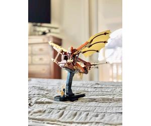NEW UNBRANDED MOC 10363 Icons Leonardo da Vinci’s Flying Machine Blocks Set