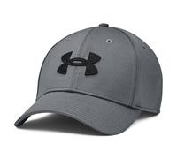 NEW Under Armour BLITZING BASEBALL CAP BLACK PLAIN MENS GOLF FITTED PEAK GYM HAT