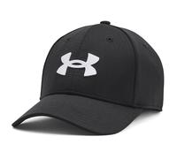 NEW Under Armour BLITZING BASEBALL CAP BLACK PLAIN MENS GOLF FITTED PEAK GYM HAT